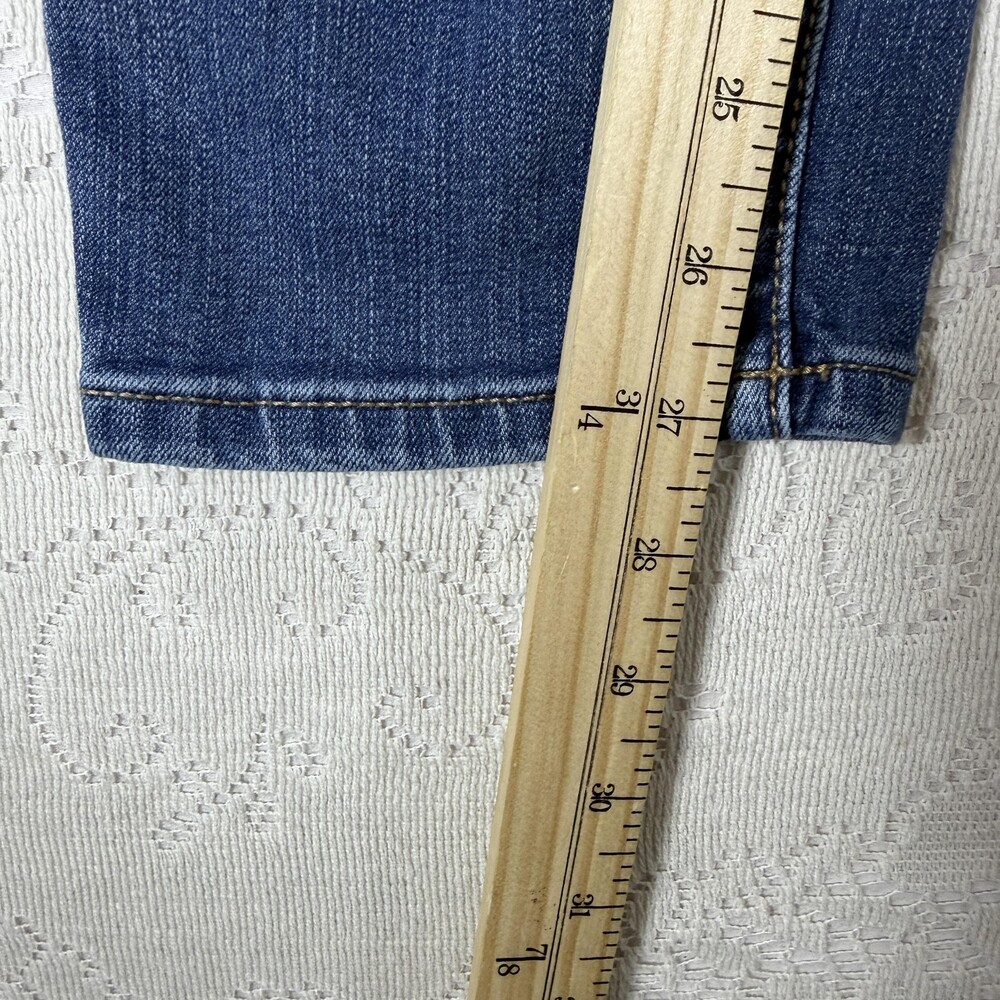 SONOMA Goods For Life Jeans Womens 12 Blue High Rise Skinny Button Fly Stretch - Picture 2 of 13